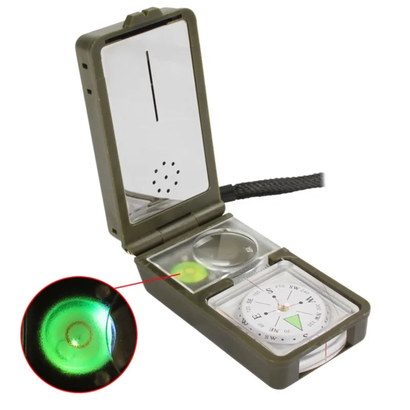 Military Folding Lens Navigation Compass