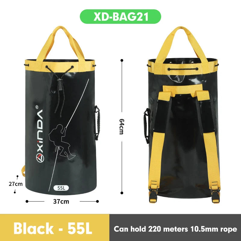 Climbing Rope Bag with Drainage System