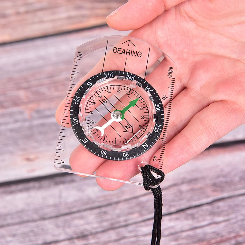 Transparent Plastic Compass