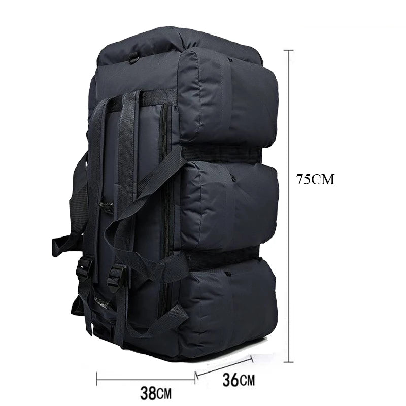 100L Hiking Camping Backpack