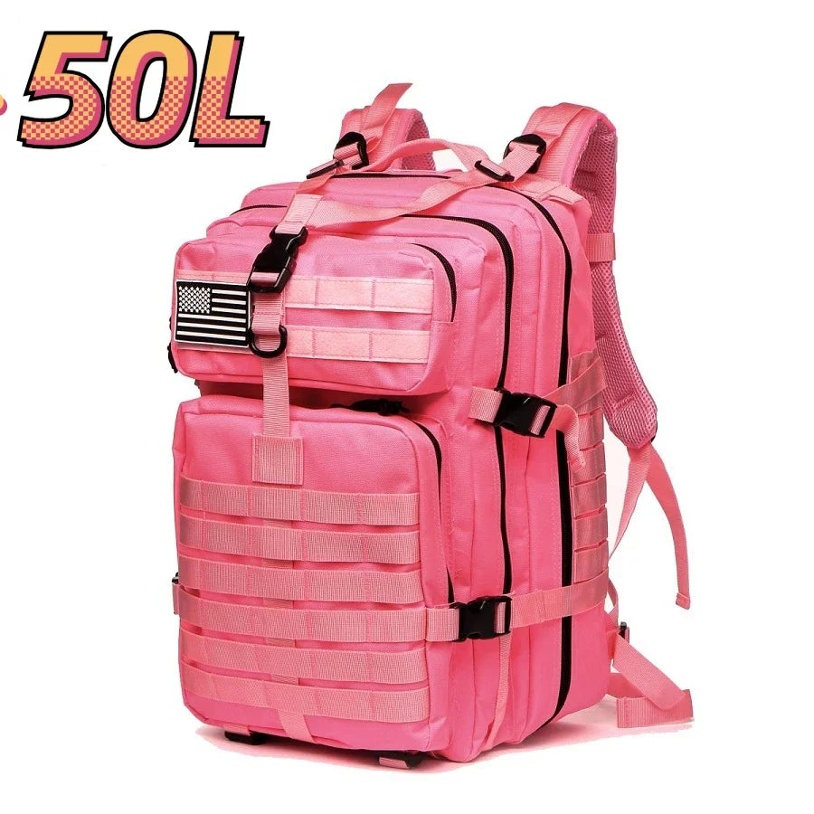 Waterproof Nylon Tactical Backpack for Hiking, Camping, Fishing & Outdoor Adventures"