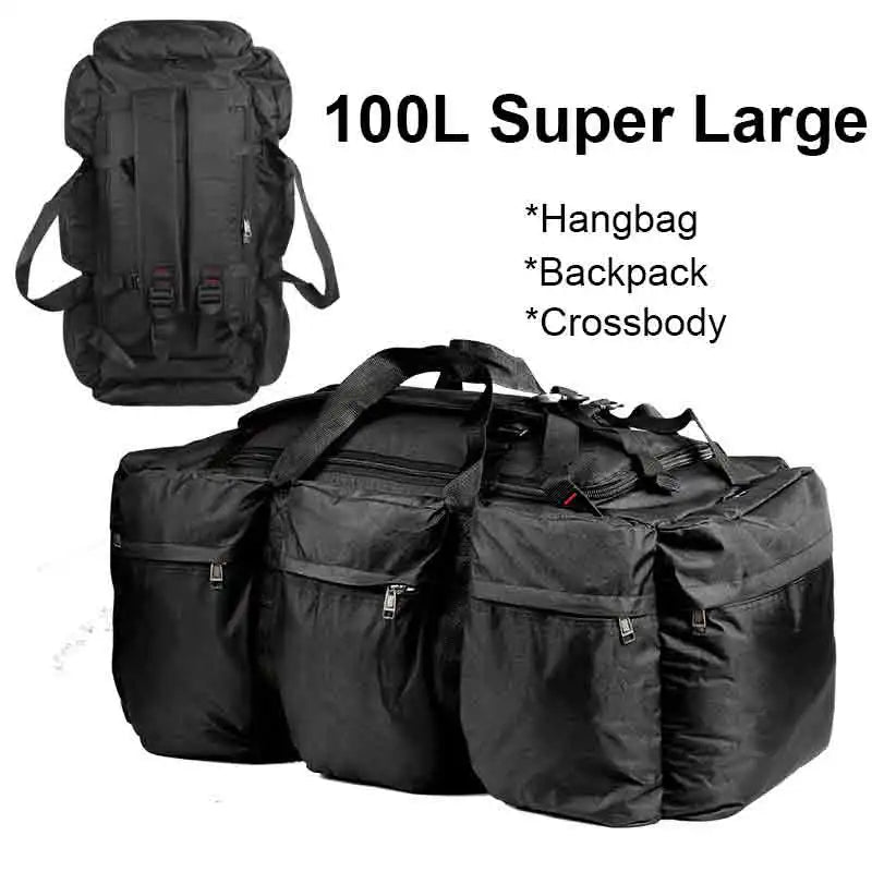 100L Hiking Camping Backpack