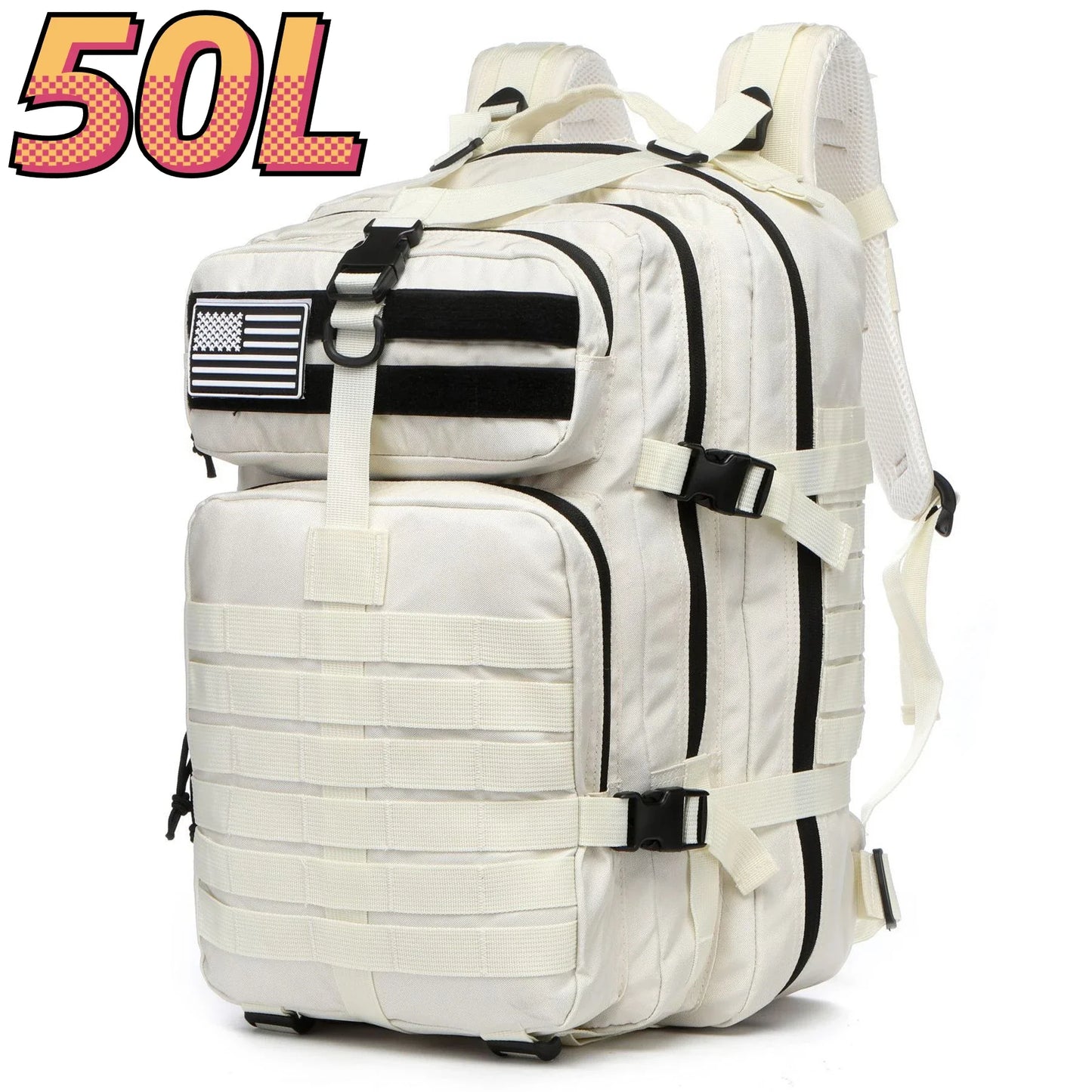 Waterproof Nylon Tactical Backpack for Hiking, Camping, Fishing & Outdoor Adventures"
