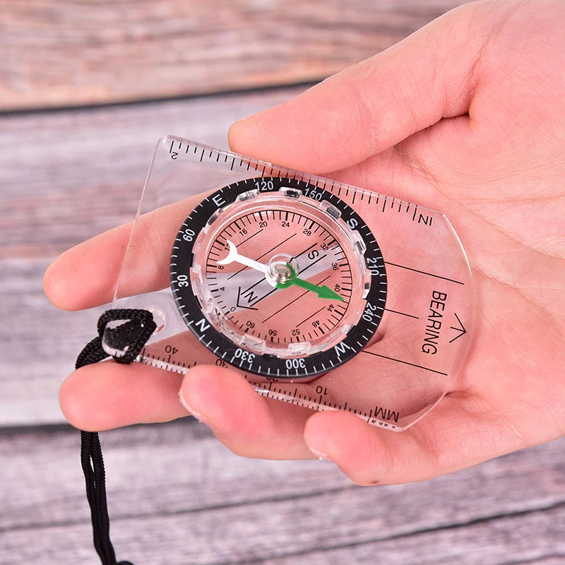 Transparent Plastic Compass