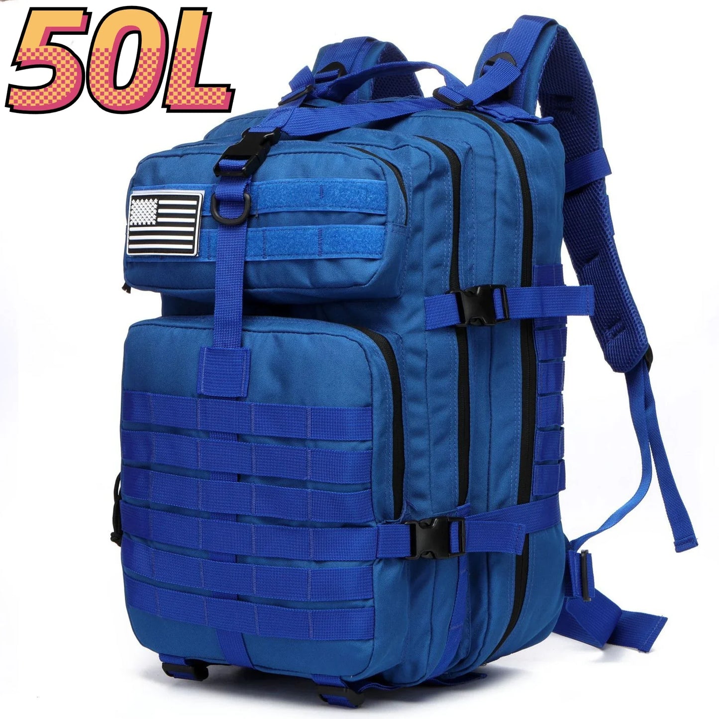 Waterproof Nylon Tactical Backpack for Hiking, Camping, Fishing & Outdoor Adventures"