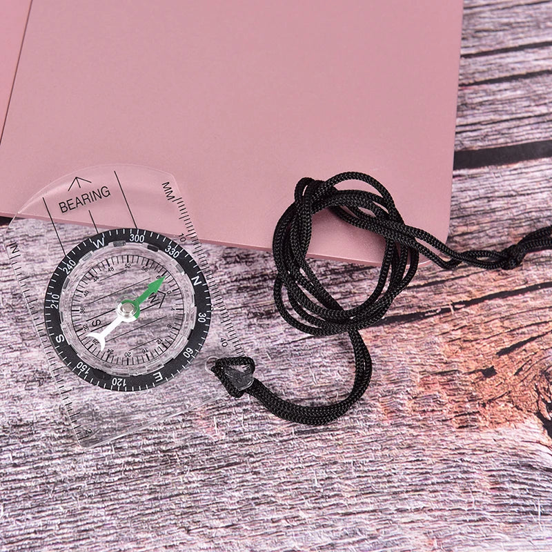 Transparent Plastic Compass