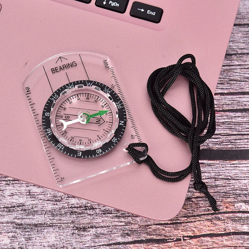 Transparent Plastic Compass